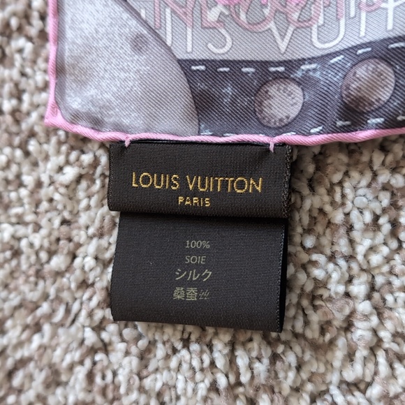 EUC - Louis Vuitton Monogram World Map Silk Scarf - Picture 3 of 11